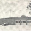 Postcard photograph of the Town Office in 1957